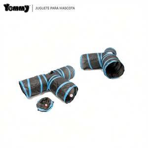 Túnel de juego plegable de tres vías Yommy Pet de 83 cm para gatos y perros - Product Image 2