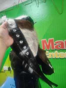 Fur Hooded <b>Jacket</b> With Faux Fur Lining And Decorative Buttons Winter Wear - Product Image 2