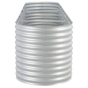 Grandes jardinières et bacs à fleurs en acier galvanisé robuste pour jardin - Product Image 5