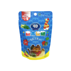 อมอส แคนดี้ สำหรับ 4D บล็อกส์ กัมมี่ รสผลไม้ หลายสี ในถุง 72 กรัม ผลิตในจีน - Product Image 1