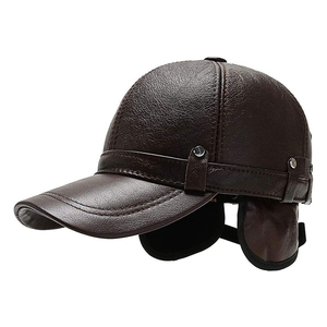 Fabricante Profesional, Gorra de Cuero Vacuno Genuino de la Mejor Calidad, Diseño OEM Personalizado, Transpirable, Impermeable, Ligera, Unisex - Product Image 3