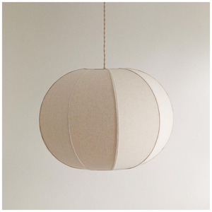 Minimalist Saucer Bubble Pendant Light <b>White</b> Imitation Silk Lampshade <b>Chandelier</b> Modern Fabric Lantern Hanging Lamp for Living - Product Image 6