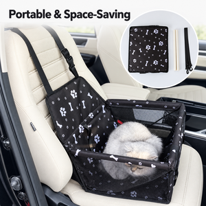 Large Capacity Pet Car Seat <b>Carrier</b> Adjustable Waterproof Oxford Booster Basket for <b>Cats</b> and Small Dogs Foldable Travel Bed - Product Image 2