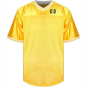 Camiseta de Rugby Corta de Alta Calidad, 100% Poliéster, Tejido Transpirable con Textura de Malla, Detalles de Costura Premium, Personalizable, Estilo Americano - Product Image 2