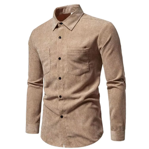 Chemise habillée à manches longues de haute qualité en gros – Chemise confortable à manches longues, grande quantité disponible, chemise d'entreprise à manches longues - Product Image 4