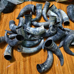 Premium Natural Viking Drinking Horn Unpolished Handmade Authentic Horn Mug At Best Price - Product Image 6