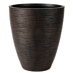 Pot de fleurs en terre cuite moderne, design minimaliste, durable, pour plantes vertes, finition non enduite, pour jardin extérieur - Product Image 2