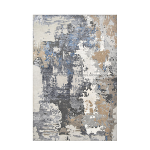 พรมขนสัตว์หรูหราทำด้วยมือพรมปูพื้นผนังแบบนามธรรมที่กำหนดเองสำหรับห้องนั่งเล่นของโรงแรมห้องนอนที่ถักมือแบบทันสมัย - Product Image 2