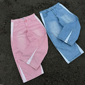 Jeans en denim ample pour homme, style français, collection de créateurs, denim brut selvedge de qualité supérieure, marque de luxe - Product Image 5