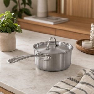 Wholesale Premium Stainless Steel Saucepan with Lid | Heavy Duty Milk <b>Pot</b> | <b>Induction</b> Compatible Cooking Sauce <b>Pot</b> | OEM Kitchen - Product Image 3
