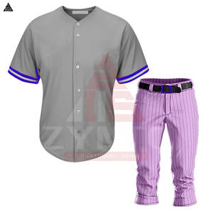 Uniforme de baseball personnalisé, dernier design, bonne qualité de matériaux, tissu respirant et tissu de haute qualité. - Product Image 5