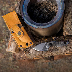 Cuchillos de Hoja Fija con Mango de Madera para Caza y Camping, Acero Damasco Inoxidable, Garantía de 3 Años, OEM, Suministro Directo de Fábrica - Product Image 5