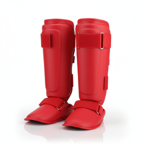 Protectores de Tibias para MMA y Muay Thai, de Cuero PU, para Boxeo y Kickboxing, Venta al Por Mayor - Product Image 1