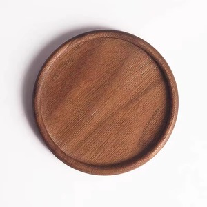 Round <b>Black</b> Walnut Wood <b>Coaster</b> Natural Wood & Epoxy Resin Inlay Handmade Heat Resistant Insulated Tea Cup Mat From REHMAN CRAFT - Product Image 5