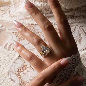 Lab Grown Diamond <b>Engagement</b> <b>Ring</b> 5Ct Large Antique <b>Oval</b> Prong Set 14k 18k Solid Gold Solitaire Luxury Vintage Jewelry Wholesale - Product Image 5