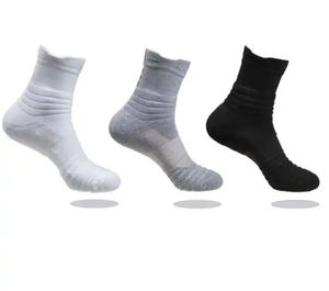 Chaussettes de sport personnalisées avec logo, chaussettes en coton à rayures tendance pour hommes et femmes, OEM ODM en gros - Product Image 2
