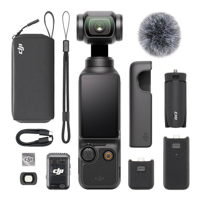 Creator Pocket 3-Axis Stabilized Handheld Camera HDR Video Stereo Recording DJ I OSMO Pocket 3 Pocket Gimbal Camera
