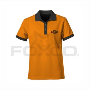Camisetas Polo de Golf Cortas para Hombre, de Alta Calidad, en Algodón Tejido, con Logotipo Personalizado Impreso y Bordado, en Poliéster/Algodón Oscuro - Product Image 3