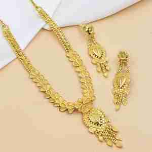 Wholesale <b>14K</b> 18K 24K <b>Gold</b> Plated Forming Short <b>Necklaces</b>, Fashion Jewelry, Traditional Jewelry, Brass <b>Gold</b> Filled Jewelry Set. - Product Image 3