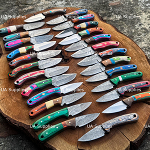 ซื้อสินค้าจำนวนมาก มีดล่าสัตว์ยี่ห้อ UA Supplies รุ่น Skinner ผลิตจากเหล็กดามัสกัส เกรดอุตสาหกรรม ราคาขายส่งจากโรงงาน มีดใบตายสำหรับกิจกรรมกลางแจ้ง - Product Image 3