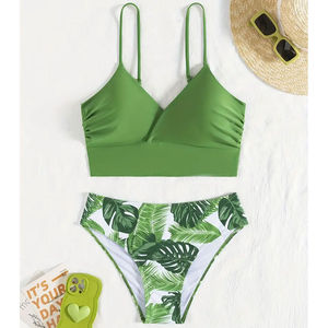 ชุดวอลเลย์บอลชายหาดสีพื้น ระบายอากาศได้ดี ไซส์ใหญ่ บริการ OEM พิมพ์ลายแบบ Sublimation ผ้าโพลีเอสเตอร์ สายปรับได้ - Product Image 3