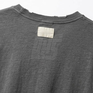 เสื้อยืดสไตล์ Urban Distressed ทรงหลวม ผ้าฝ้ายฟอก ทรงโอเวอร์ไซส์ พิมพ์ลายกราฟิกตามสั่ง สตรีทแวร์ลำลอง แฟชั่นฤดูร้อน - Product Image 3