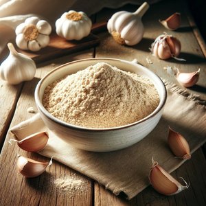Poudre d'ail indien déshydratée de qualité supérieure, de qualité alimentaire, pour assaisonnements, collations, transformation alimentaire, applications de mélanges d'épices - Product Image 1