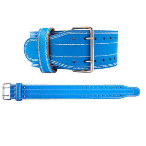 Cinturón de levantamiento de pesas de cuero PU ajustable OEM, diseño moderno, cinturón de soporte para entrenamiento con pesas en el gimnasio para hombres - Product Image 4