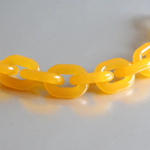 Cadenas de resina personalizables de gran tamaño y colores claros, eslabones grandes de resina multicolor de Whimsy Art Craft - Product Image 5