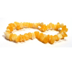 Bracelet à puce de Calcite Orange naturelle bracelet à puce de pierre de cristal bracelet à puce de pierre précieuse pour femmes cristal naturel coloré - Product Image 4