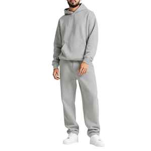 Custom Logo Active <b>Pullover</b> Cotton Polyester Pocket <b>Pullover</b> <b>Men</b> Tracksuit - Product Image 6