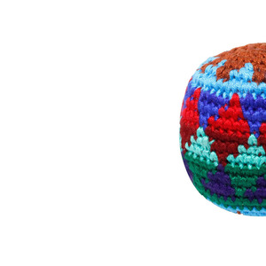 Wholesale Handmade Solid Crocheted <b>Hacky</b> <b>Sack</b> Ball OEM Custom Eco-Friendly Lightweight Durable Knitted Juggling Balls High - Product Image 4