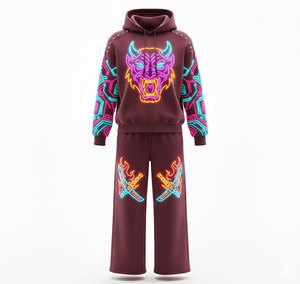 Sudadera con Capucha Neon Futurista para Hombre, Estilo Cibernético con Estampado Gráfico y de Circuitos Digitales en las Mangas, Top Vibrante de Alto Rendimiento - Product Image 1