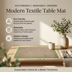Nouveau Set de Table Textile Moderne : Protection Isotherme et Sécurisée pour la Présentation des Repas – Source Directe Fabricant - Product Image 2