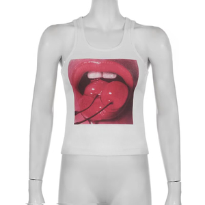 Débardeurs personnalisés pour femmes, coupe courte, en tricot premium écologique, anti-boulochage, séchage rapide, en Spandex/Coton, pour la maison, avec impression sérigraphique - Product Image 6
