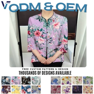 Tissu jacquard Vietnam de haute qualité, neuf, avec motif floral camélia, tissu élégant pour vêtements de détente, impression textile. - Product Image 6