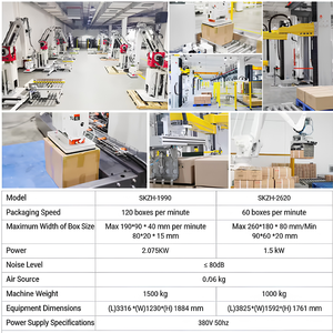 Máquina Automática Eléctrica para Abrir, Formar y Sellar Cajas de Cartón con Fleje de PET/PP para Cajas de Transporte, Alta Productividad - Product Image 4