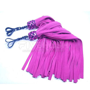 <b>Leather</b> <b>Flogger</b> Soft <b>Leather</b> Design Flexible Strips Strong Grip For Use <b>Leather</b> <b>Flogger</b> Simple Smooth Use - Product Image 4