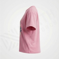 T-shirt pour femme de qualité supérieure, taille personnalisée, nouveau style, collection été, vêtements décontractés à la mode, satin, manches courtes
