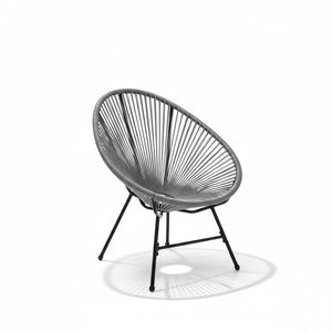 เก้าอี้หวายสำหรับสวนที่นั่งสบาย เหมาะสำหรับเฟอร์นิเจอร์ระเบียงกลางแจ้ง ทนทานต่อสภาพอากาศ ผลิตจากหวาย PE  ผู้ผลิตจากโรงงาน OEM - Product Image 1