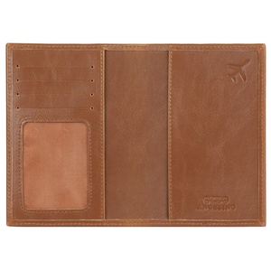 Rfid Blocking Passport <b>Wallet</b> and <b>Card</b> Holder With Cash Slot Lightweight Leather Cover Custom <b>Travel</b> PTH-0029 - Product Image 5