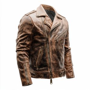 เสื้อแจ็คเก็ตหนังคุณภาพสูง พรีเมียม เท่ห์ และมีระดับ สำหรับใส่ลำลอง - Product Image 2