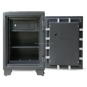 Coffre-fort domestique Premium WELKO US680 Noir DK avec serrure à combinaison et à clé, acier inoxydable 2 mm, ignifuge - Product Image 2