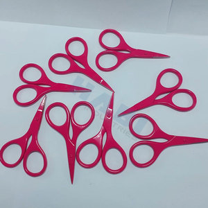 Stainless Steel Lavender Color Coated Blunt Blades Custom Embroidery Scissors Right-<b>Handed</b> Steel Handle <b>Nail</b> Application Thread - Product Image 6