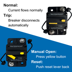 Disjoncteurs à montage en surface protégés contre l'allumage 120A pour l'automobile - Product Image 4