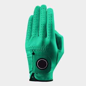 Gant de golf pour homme droitier en cuir véritable respirant et antidérapant avec fermeture auto-agrippante - Utilisation sportive - Product Image 3