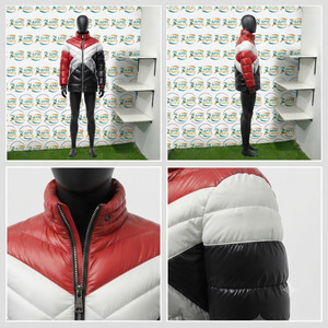 Blouson matelassé à capuche uni à manches longues pour homme, style streetwear, personnalisable avec étiquettes privées - Product Image 5