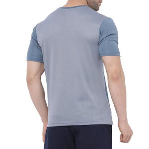 Camiseta Deportiva Azul Pizarra Premium para Hombre - Camiseta de Gimnasio de Alto Rendimiento que Absorbe la Humedad - Fabricante de Ropa Personalizada Directo de Fábrica de Sialkot - Product Image 5