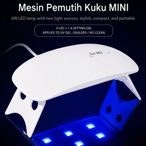 Lampe à ongles UV LED Sun Min Mini 6W 365Nm portable pour vernis gel usage domestique - Product Image 4