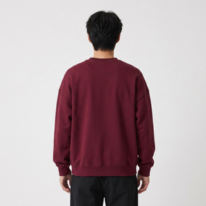 Wholesale custom textured graphic sweatshirt with boxy sweatshirt and graphic sweatshirt for US retailers - Product Image 6